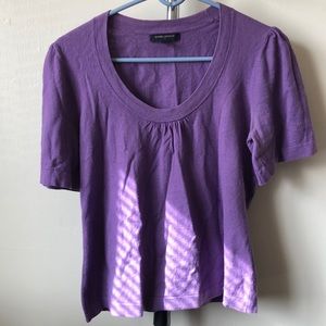 Banana Republic Purple Short Sleeve Shirt - Size Large